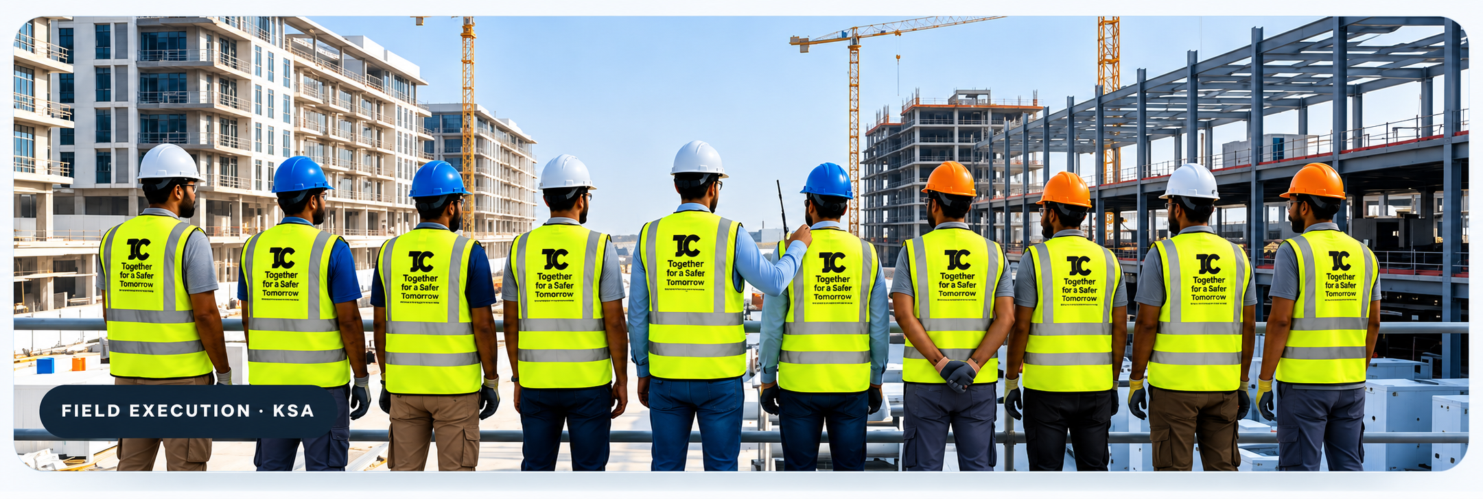 Tech Craft engineering team on site